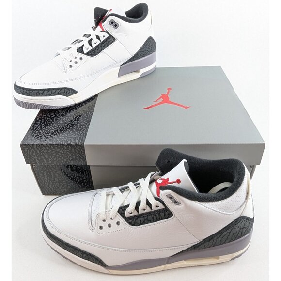 Air Jordan 3 Retro White Red Cement Grey – Size 13 CT8532-106 - NIB main image 8